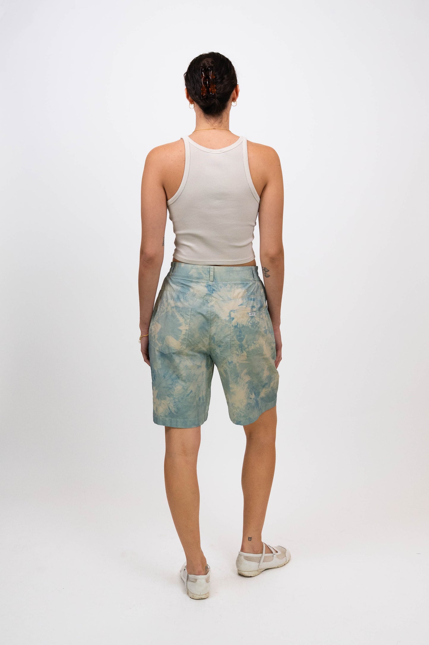 Indigo Terry Shorts (Sizes XS, M)