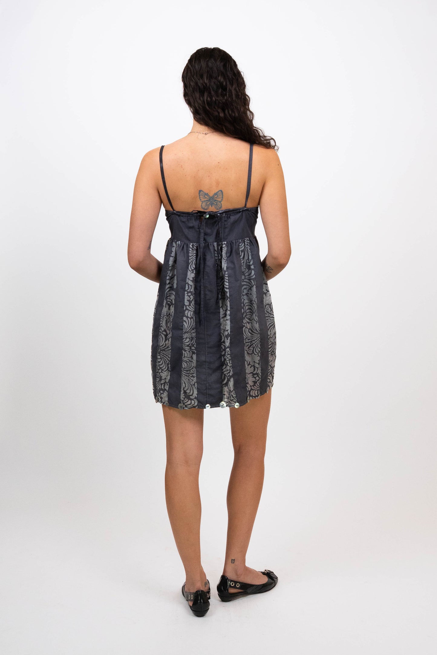 Over-dyed Mini Dress (Size M)