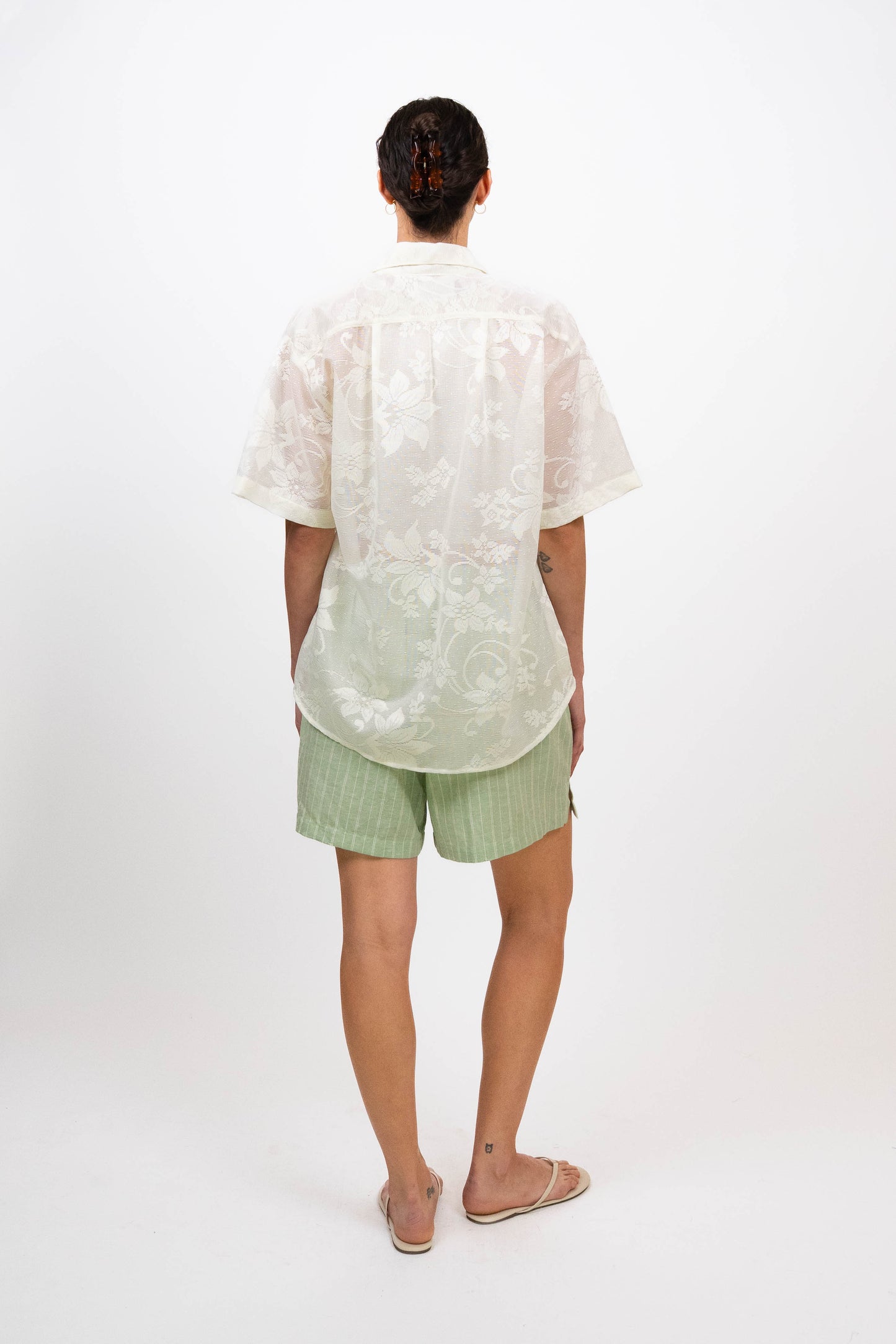 Lace Trev Button Down (Size M)
