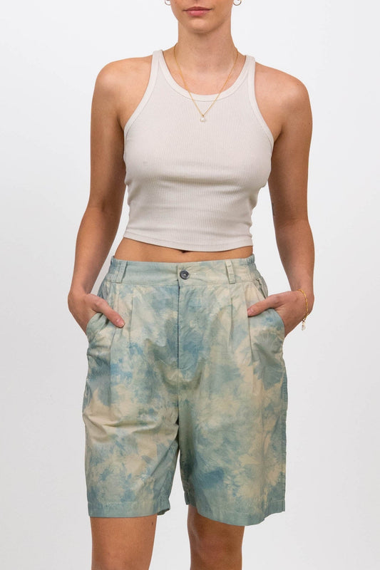 Indigo Terry Shorts (Sizes XS, M)