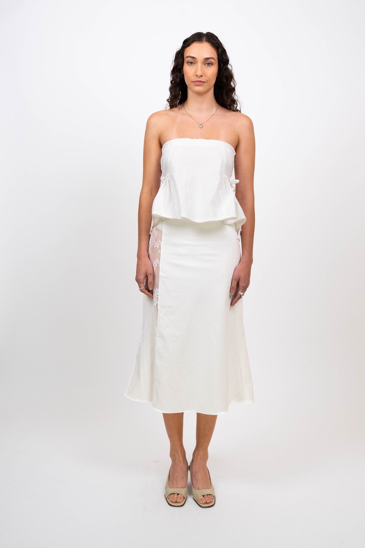 Lace Panel Skirt (Size M)