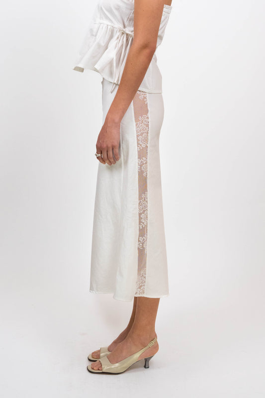 Lace Panel Skirt (Size M)