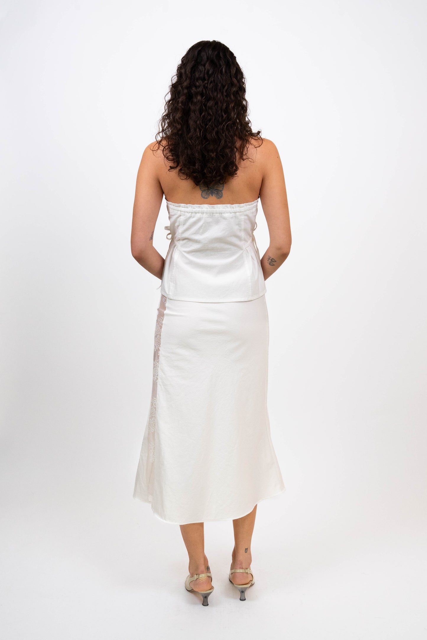 Lace Panel Skirt (Size M)