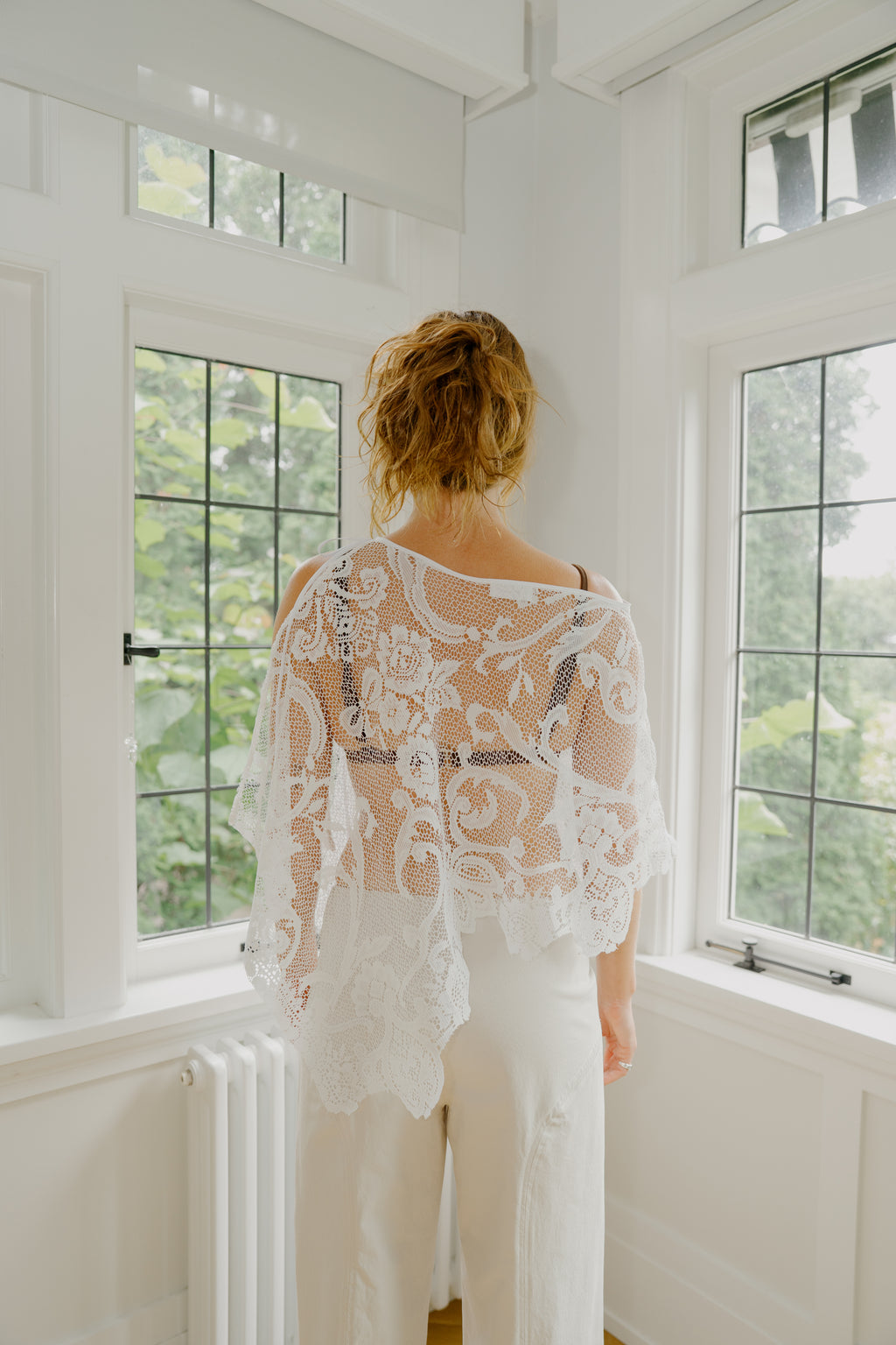 Lace Poncho - 1