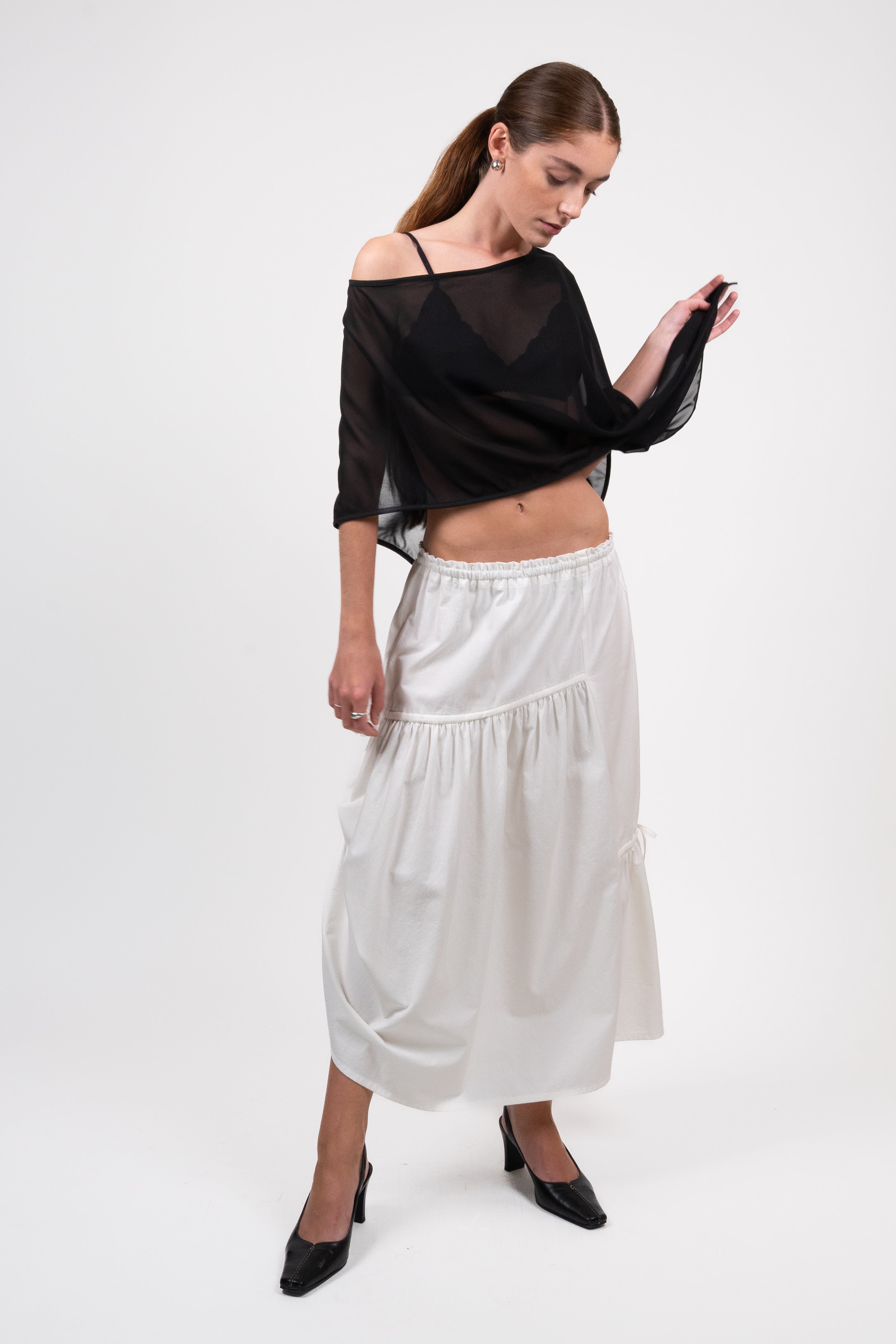 Museum Skirt - White