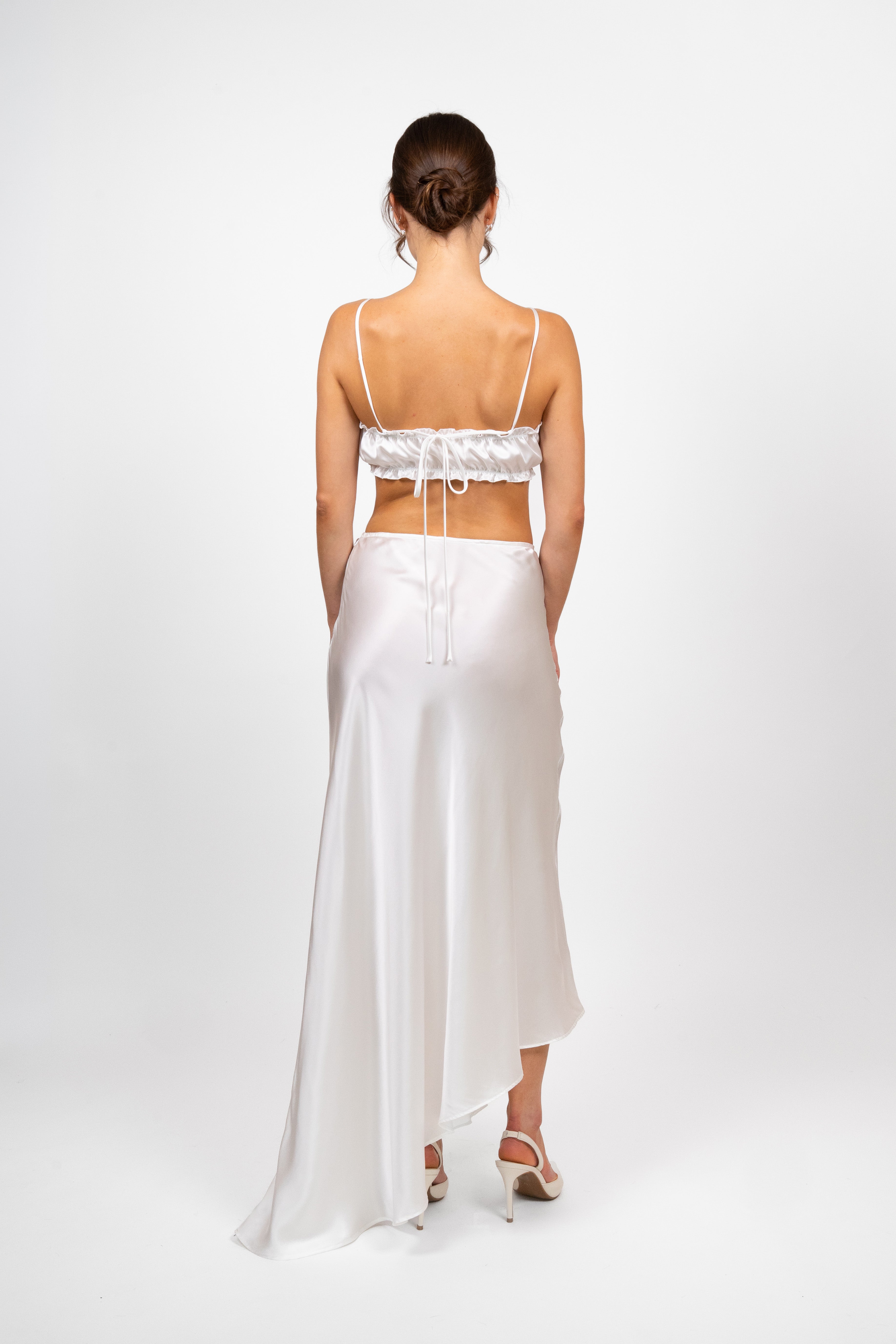 Silk Skirt - Pearl