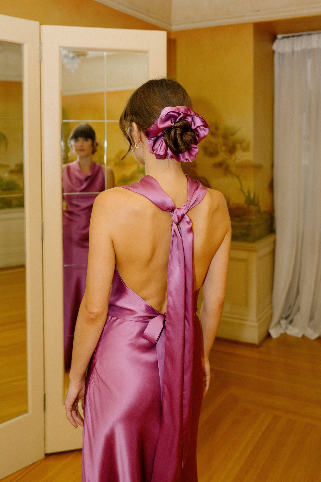Silk Top - Magenta