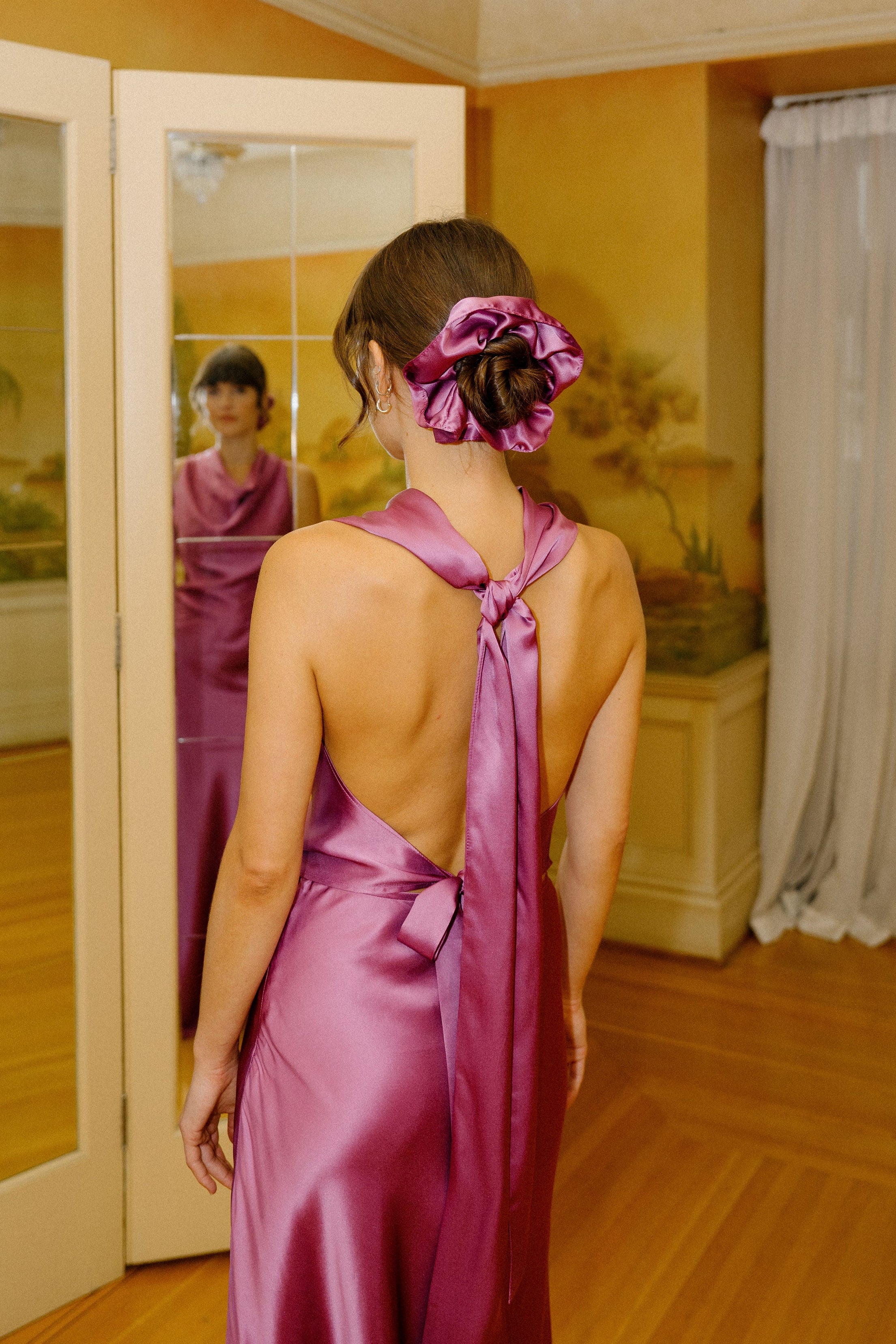 Silk Top - Magenta